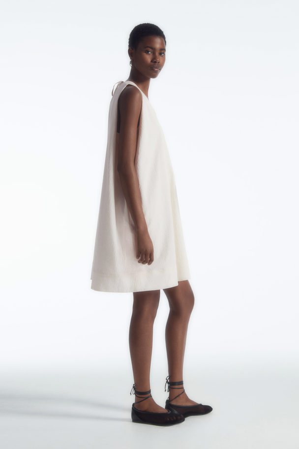 COS A-line Sleeveless Mini Dress White