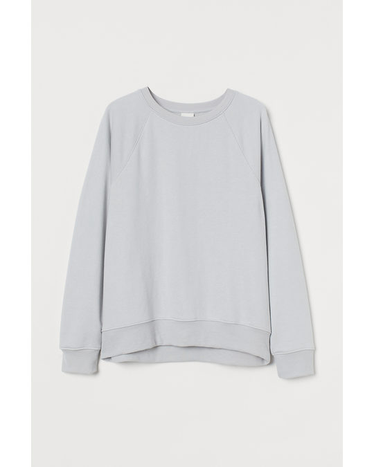 H&M Sweatshirt Light Grey
