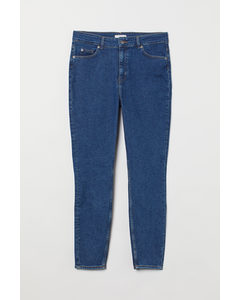 H&m+ Skinny High Jeans Denimblauw