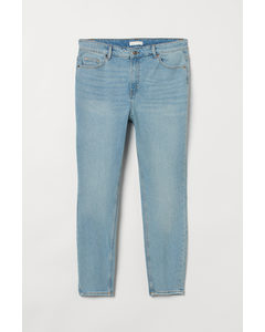 H&m+ Skinny High Jeans Lys Denimblå