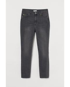 H&m+ Skinny High Jeans Donker Denimgrijs