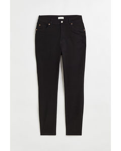 H&m+ Skinny High Jeans Zwart