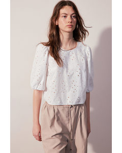 Broderie Anglaise Blouse Vit