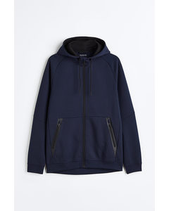 Drymove™ Sports Hoodie Navy Blue