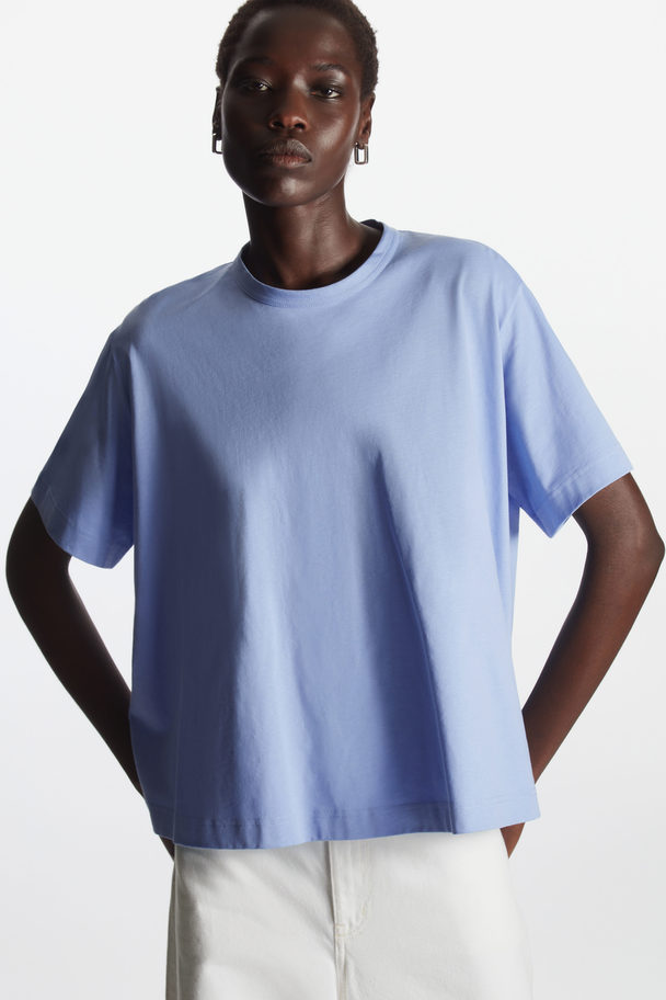 COS A-line T-shirt Light Blue