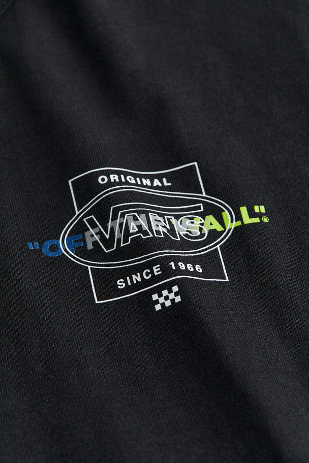 Vans Off The Wall Repeat Dna Logo Ss Tee Black