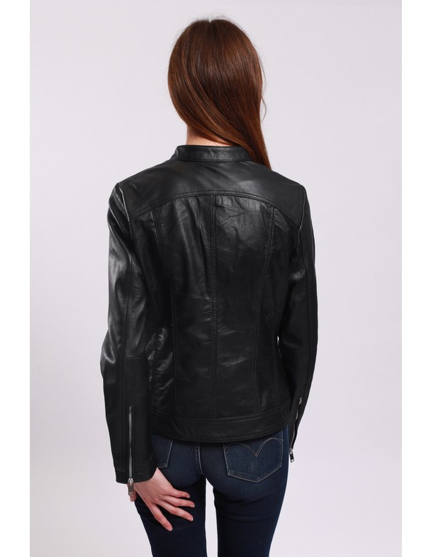 Le Temps des Cerises Leather Jacket Lenka