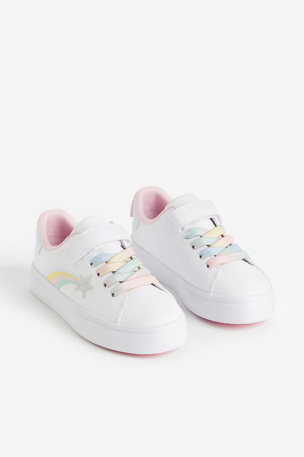 H&M Sneakers Wit/vallende Ster