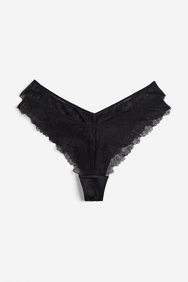 H&M Set Van 2 Kanten Slips - Brazilian Zwart