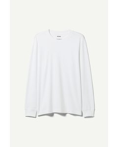 Relaxed Long Sleeve White