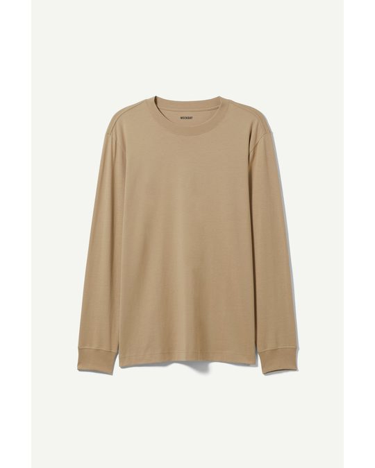 Weekday Relaxed Long Sleeve Beige