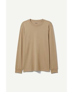 Relaxed Long Sleeve Beige
