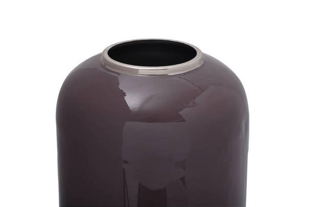 360Living Floor Vase Art Deco 195 Dark Purple / Silver