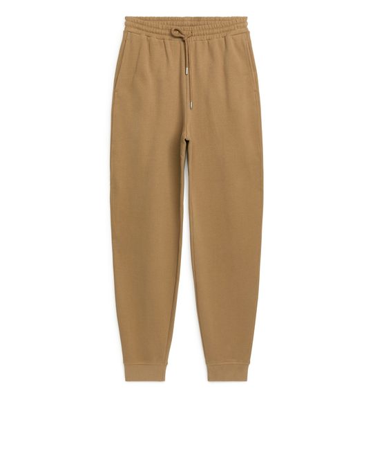 Arket French Terry Sweatpants Brown