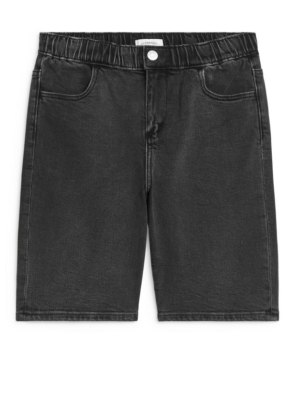 ARKET Denim Shorts Washed Black