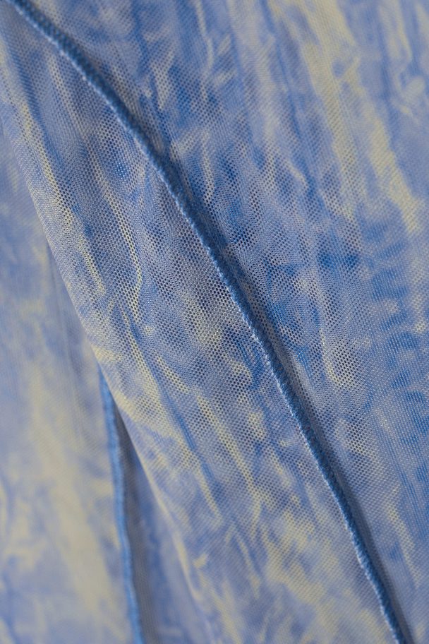 Weekday Turn Printed Long Sleeve Blue Surface
