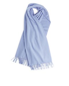 Oversized Wool Scarf Lilac
