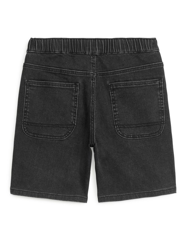 ARKET Denim Shorts Washed Black