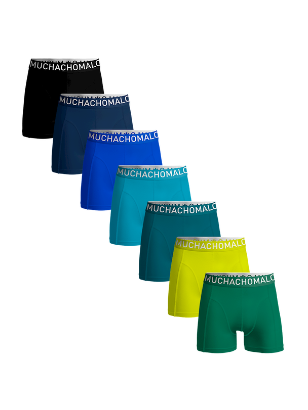 Muchachomalo 7er-Pack Boxershorts Herren - Weicher Bund - perfekte Qualität