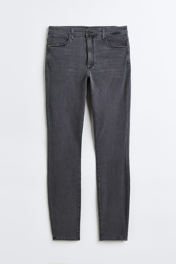 H&M H&m+ Shaping High Jeans Zwart