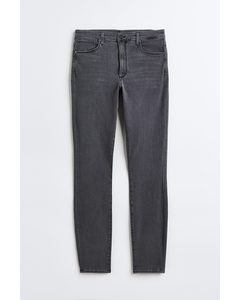 H&m+ Shaping High Jeans Sort
