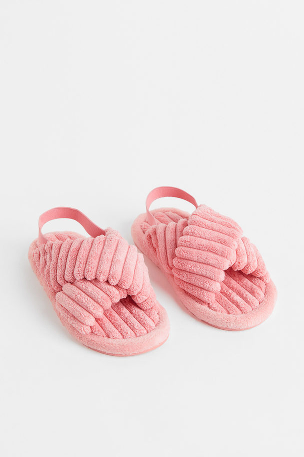 H&M Pile Pool Shoes Pink