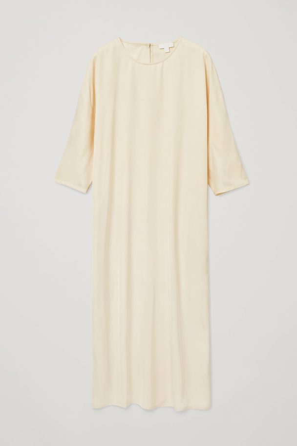 COS Relaxed Midi Dress Beige