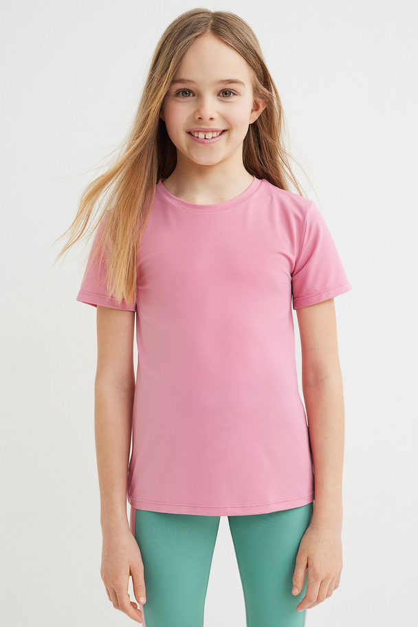 H&M 2-pack Sports Tops Pink/light Green