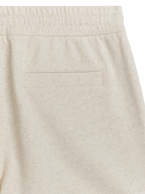 ARKET Sweatshort Met Normale Pasvorm Beige