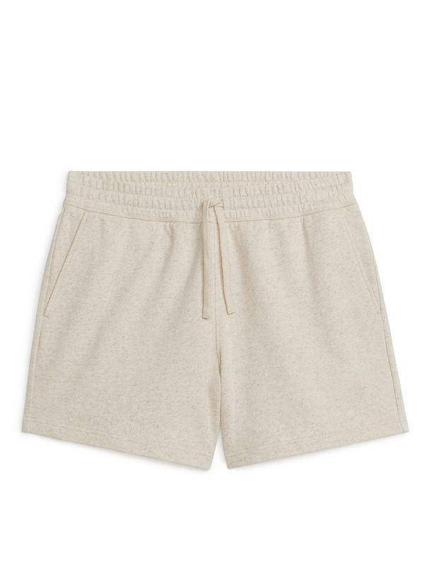 ARKET Sweatshort Met Normale Pasvorm Beige