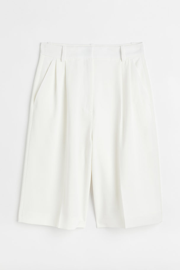H&M Bermuda Shorts White