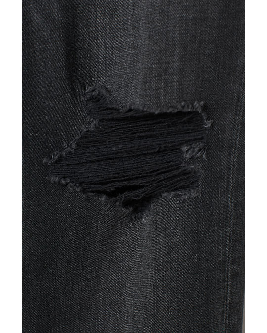 H&M Embrace High Ankle Jeans Black/Trashed