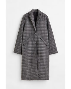 Coat Dark Grey/checked