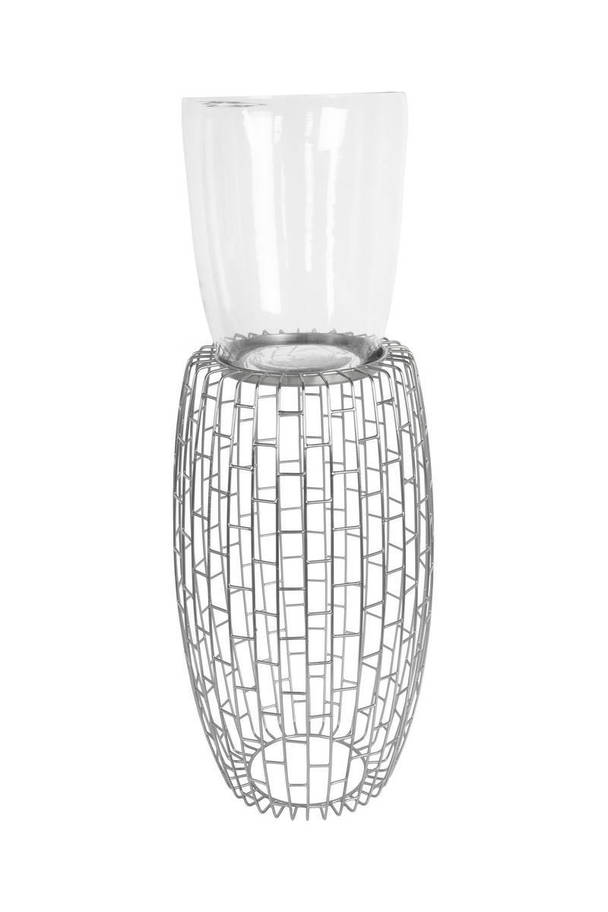 360Living Candleholder Malibu 825 Silver