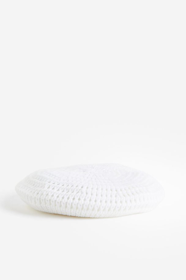 H&M Knitted Beret White