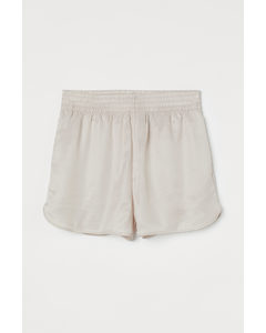 Pull On-shorts Lys Beige