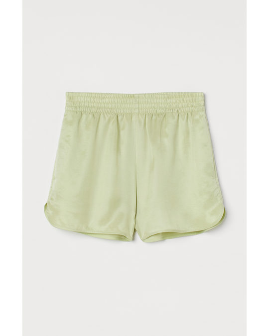 H&M Pull-on Shorts Neon Green