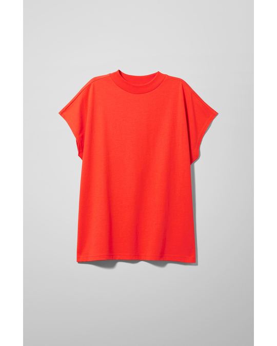 Weekday Prime T-shirt Bright Red