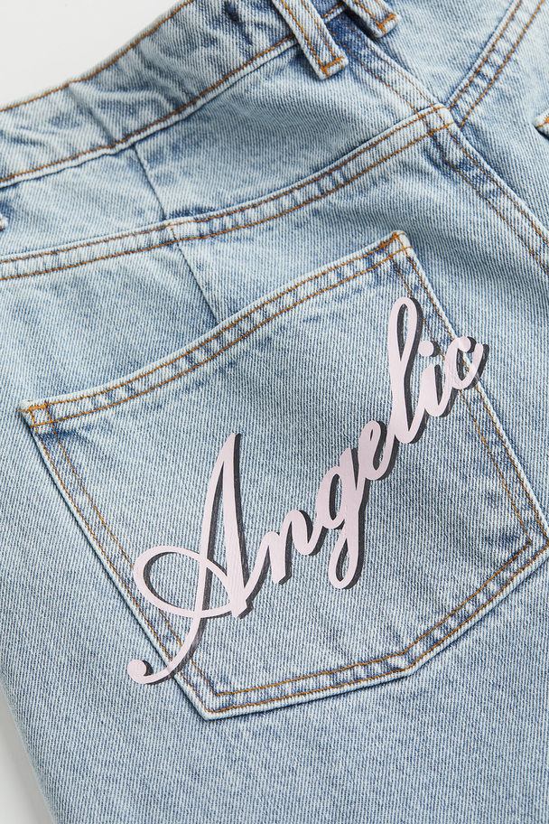 Minga London Angelic Dad Jeans Ljusblå