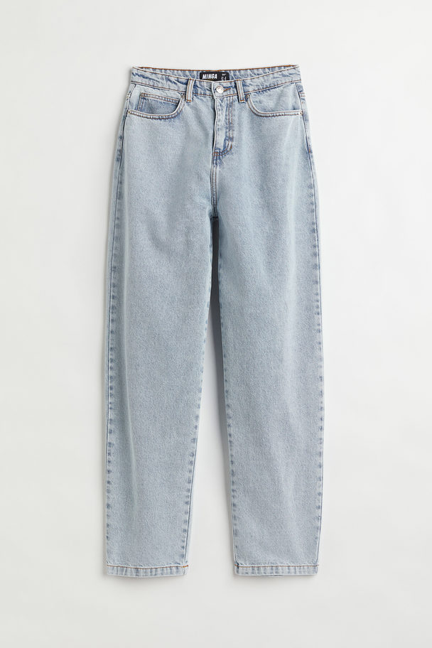 Minga London Angelic Dad Jeans Hellblau