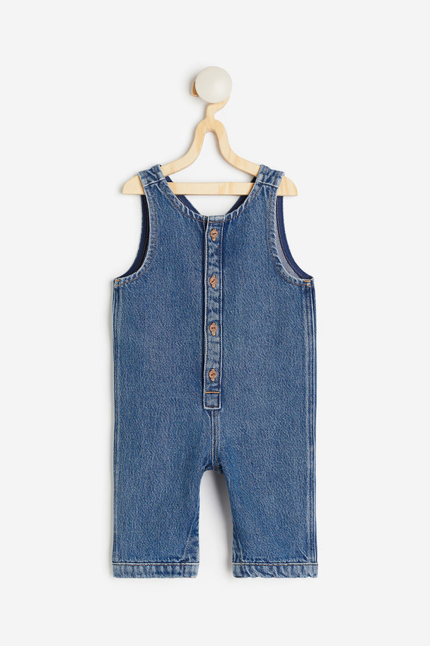 H&M Strampler aus Denim Denimblau