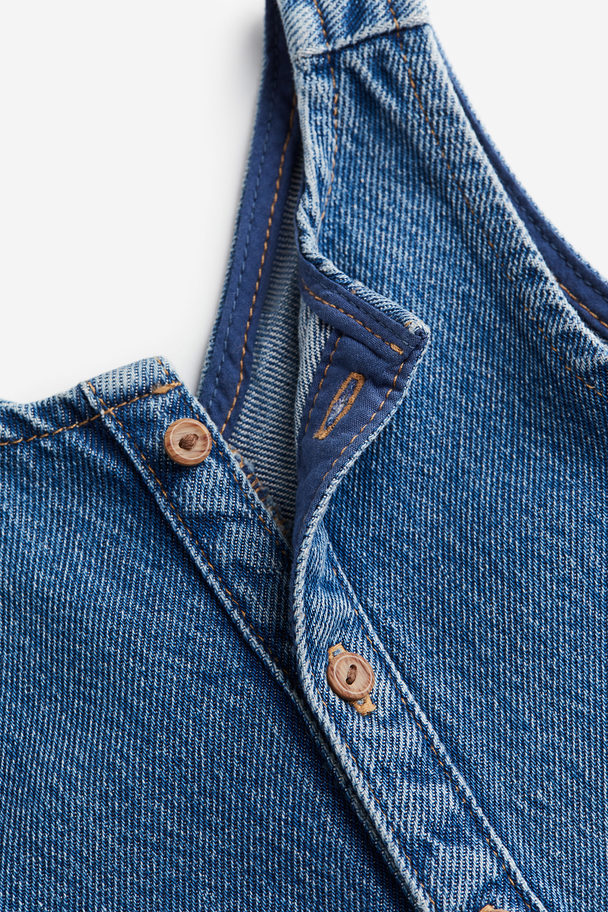 H&M Strampler aus Denim Denimblau