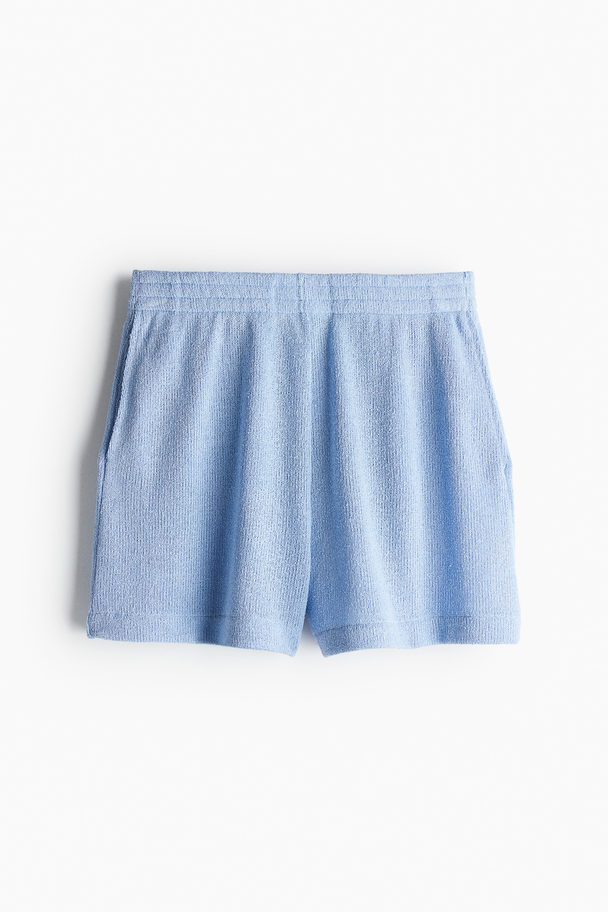 H&M Trikotshorts Lys Blå