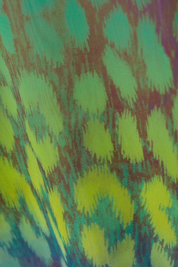 Weekday Blur Printed Long Sleeve Bright Leopard