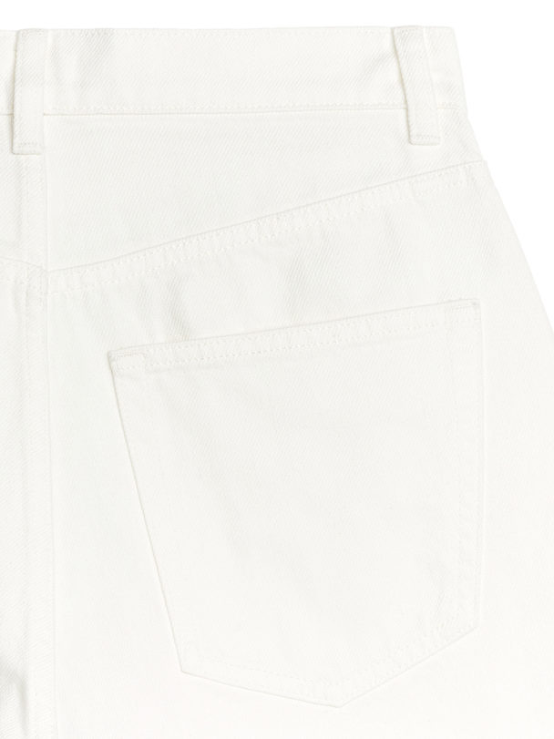 ARKET Denim Shorts White
