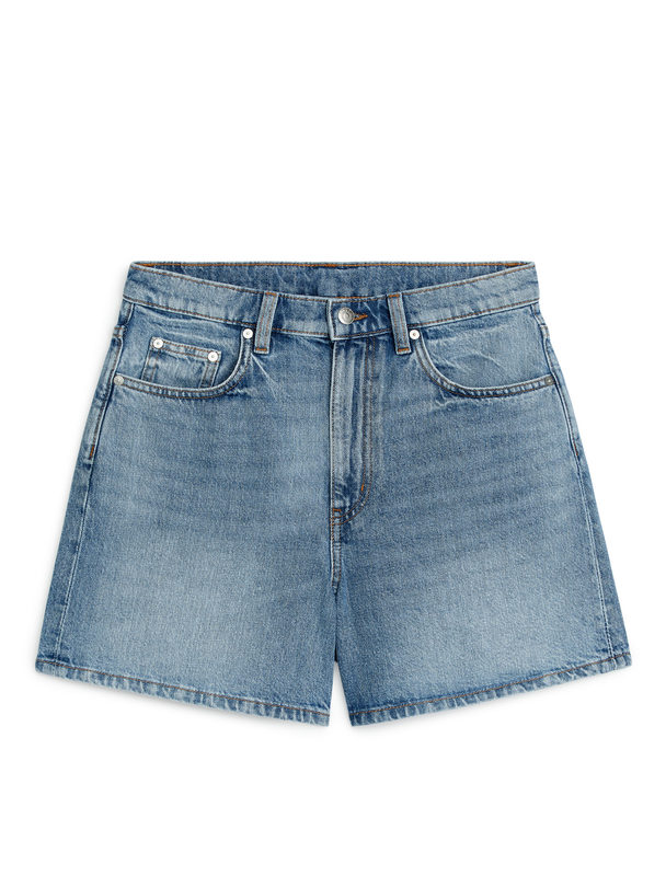 ARKET Denimshorts Mellanblå