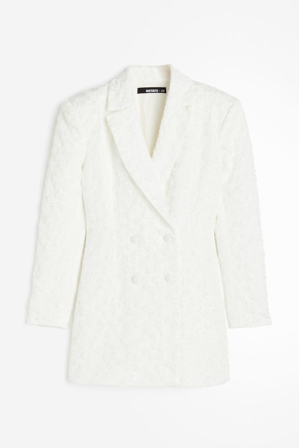 ROTATE ROTATE x H&M Flower Blazer Dress Snow White