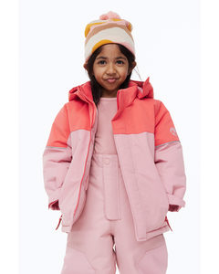 Water-resistant Padded Jacket Light Pink/block-coloured