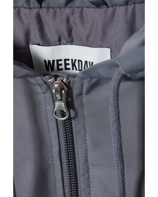Weekday May Long Sporty Jacket Muted Purple
