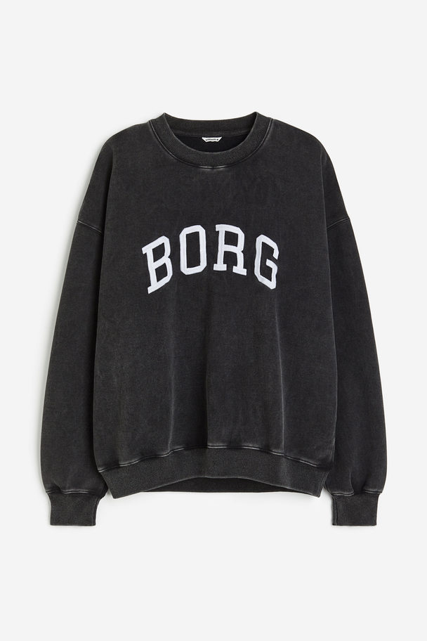 Björn Borg Sthlm Heavy Crew Washed Out Black